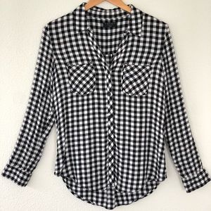 Buffalo check button down